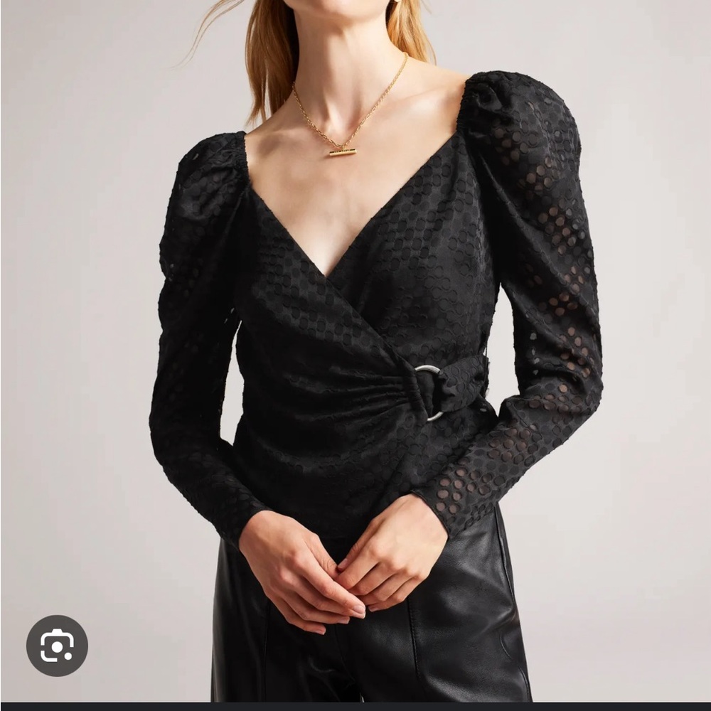 A beautiful Ted Baker wrap blouse, worn once.